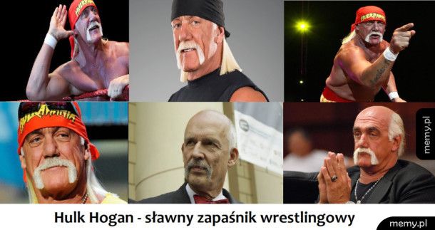Hulk Hogan - sławny zapaśnik wrestlingowy