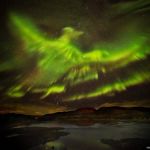 Zorza polarna na Islandii