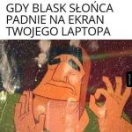 Blask słońca