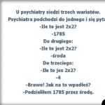 Psychiatra i 3 pacjentów
