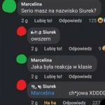 Reakcja na nazwisko