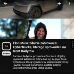 Cybertruck Kadyrowa zablokowany