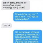 Kiedy obleśny typ zapisuje się na depilację