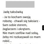 Zadowolony taksówkarz