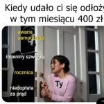 To tyle z oszczędności