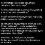 Mężczyźn też mają uczucia