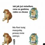 Ceny u barbera są odklejone