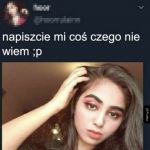 Coś, czego nie wie