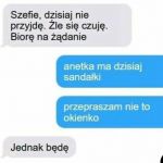 Anetka ma dzisiaj sandałki