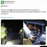 Z czasu posta wynika, że straż graniczna złapała pierwszych nielegalnych imigrantów 4 minuty po przywróceniu kontroli