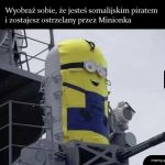 Minionek na pierwszej linii ognia