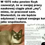 Kot się nawet łapą podpisał