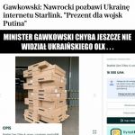 Starlinki na ukraińskim olx
