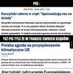 PIS znowu udaje, że nie był za zielonym ładem i ograniczaniem emisji CO2