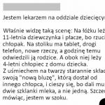 Lekarz na oddziale dziecięcym