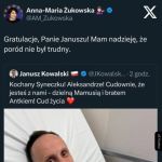 Janusz po porodzie