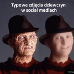 Typowe zdjęcia dziewczyn  w social mediach
