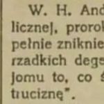 Kiepski z niego prorok