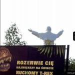 Największy na świecie ruchomy T-REX