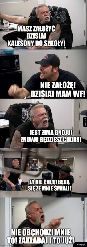 Kalesony w zimę